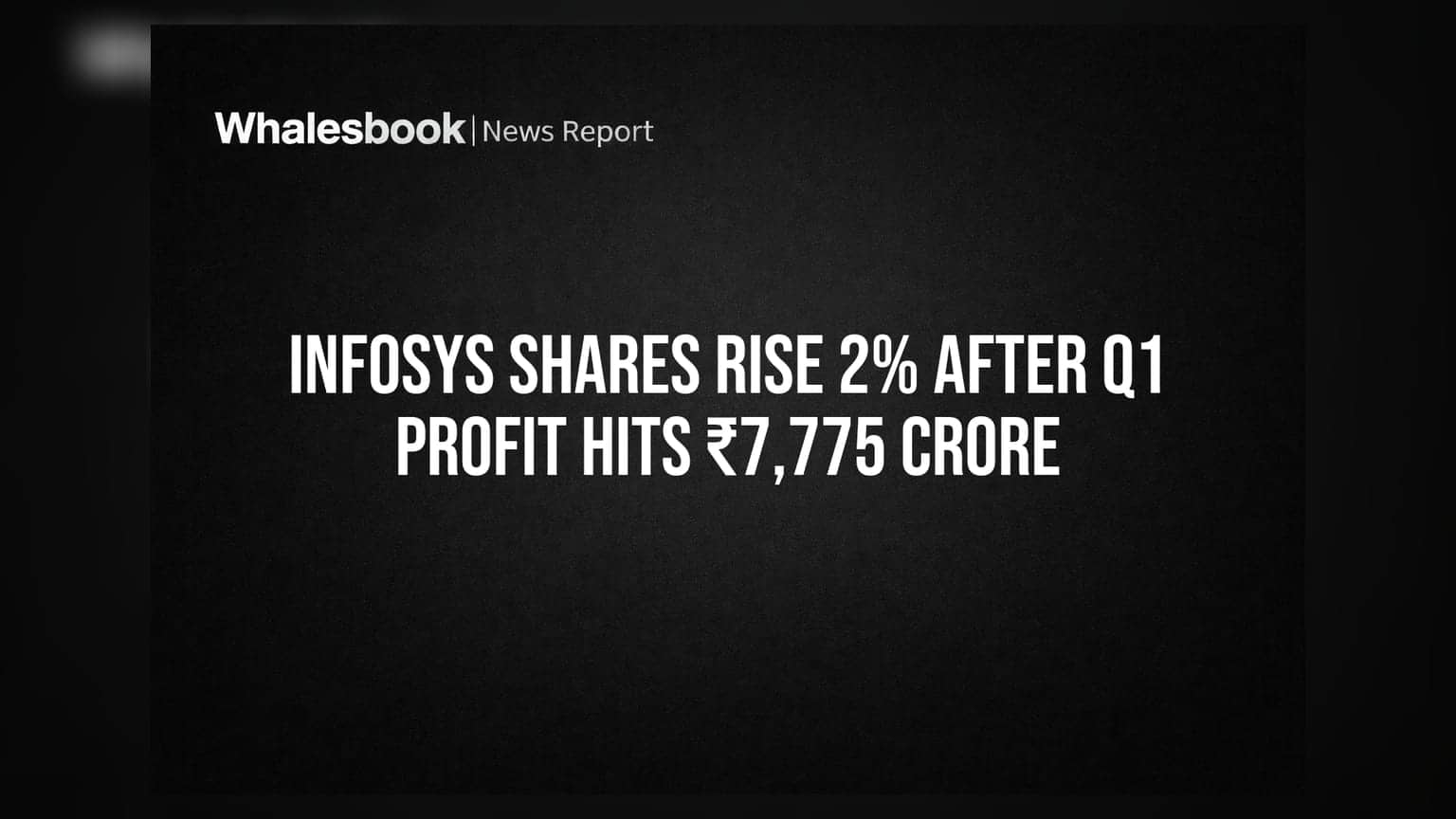 Infosys Share Price: Q1 'ਚ ਕੰਪਨੀ ਦਾ ਨੈੱਟ ਪ੍ਰੋਫਿਟ ₹7,775 ਕਰੋੜ, ਸ਼ੇਅਰ **2%** ਚੜ੍ਹਿਆ
