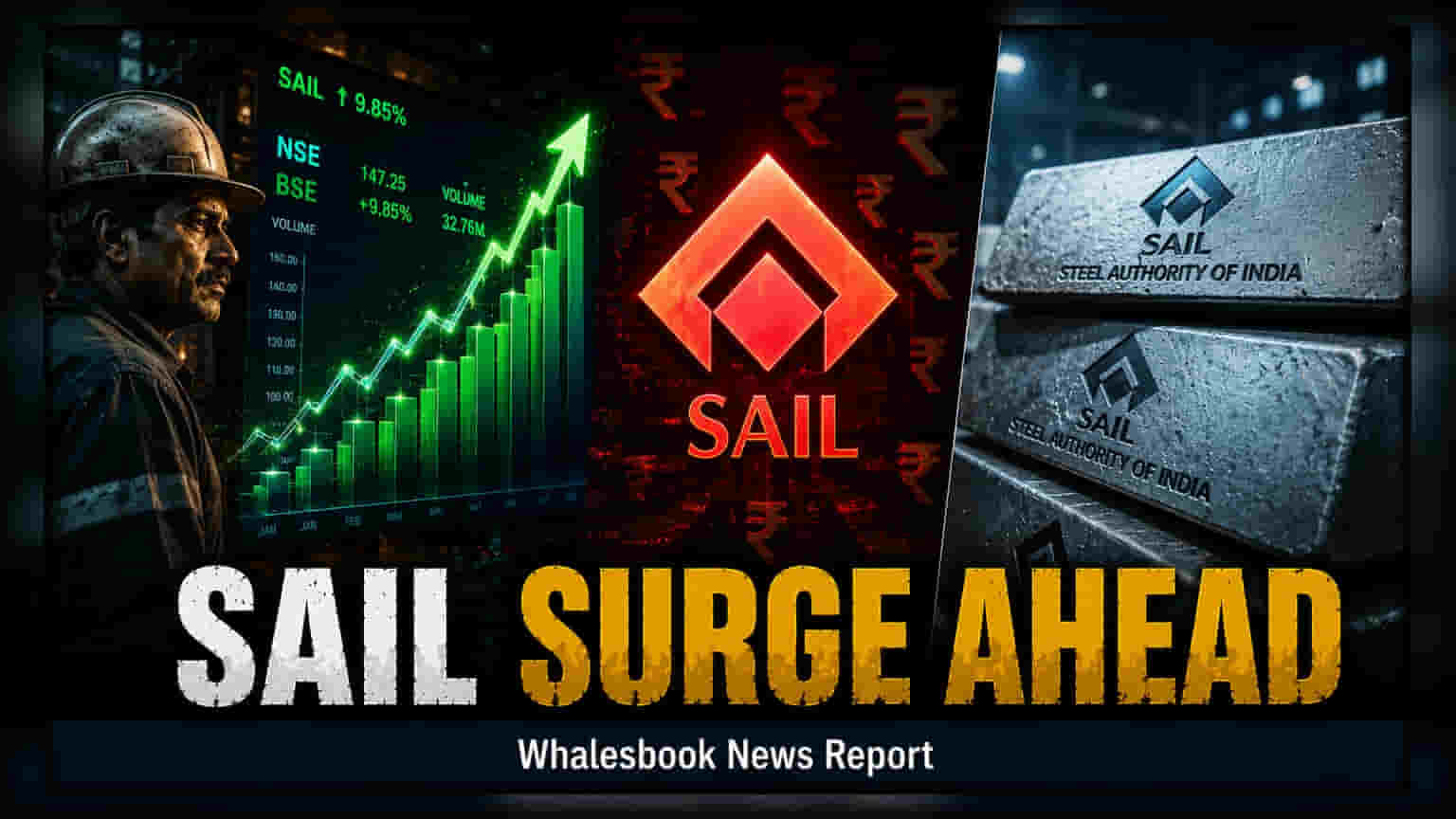 SAIL Q1 Profit Boosted by Steel Price Gains; Volume Target Set at 22 MT
