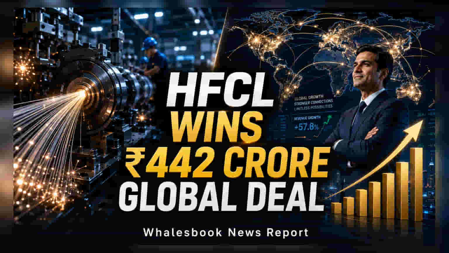 HFCL के एक्सपोर्ट में बड़ी सफलता! ₹442 करोड़ का मिला बड़ा ऑर्डर, शेयर में तेजी की उम्मीद