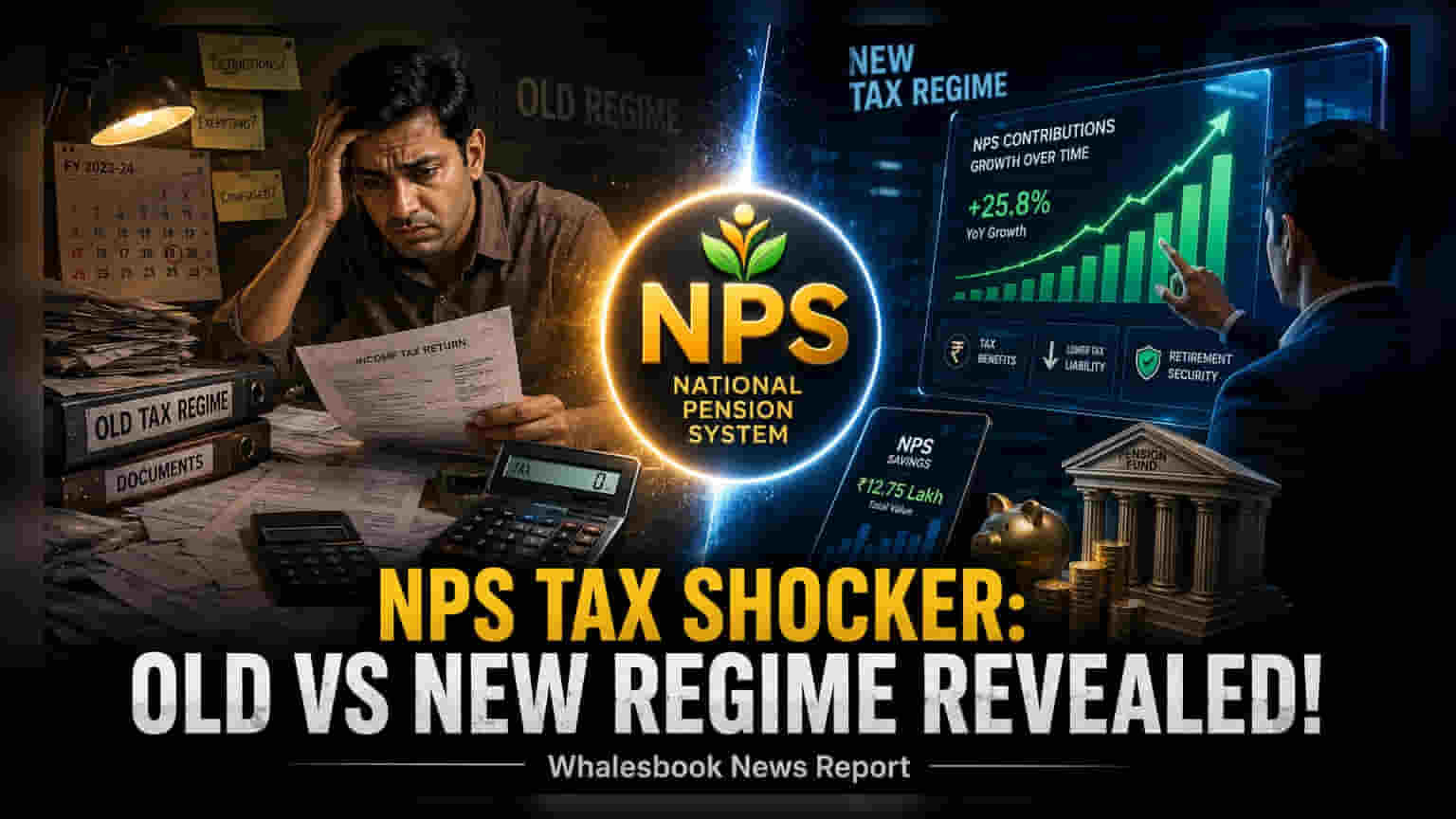 NPS टैक्स छूट: पुरानी और नई टैक्स व्यवस्था में क्या है बड़ा अंतर?