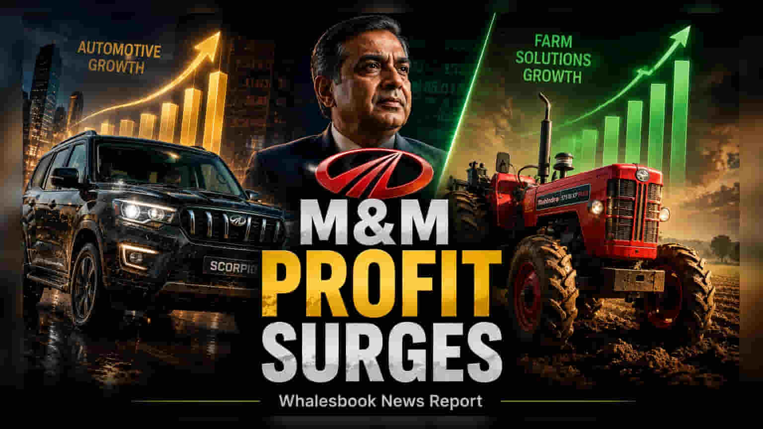 Mahindra & Mahindra Q1 Profit Rises 7% to ₹3,685 Crore