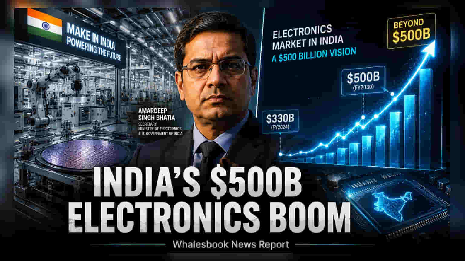 India Targets $500B Annual Electronics Output by 2030