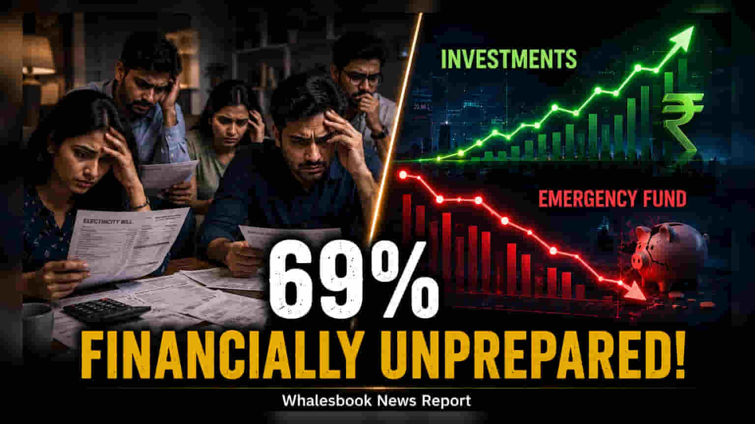 69% of Indian Professionals Lack Emergency Savings: Report
