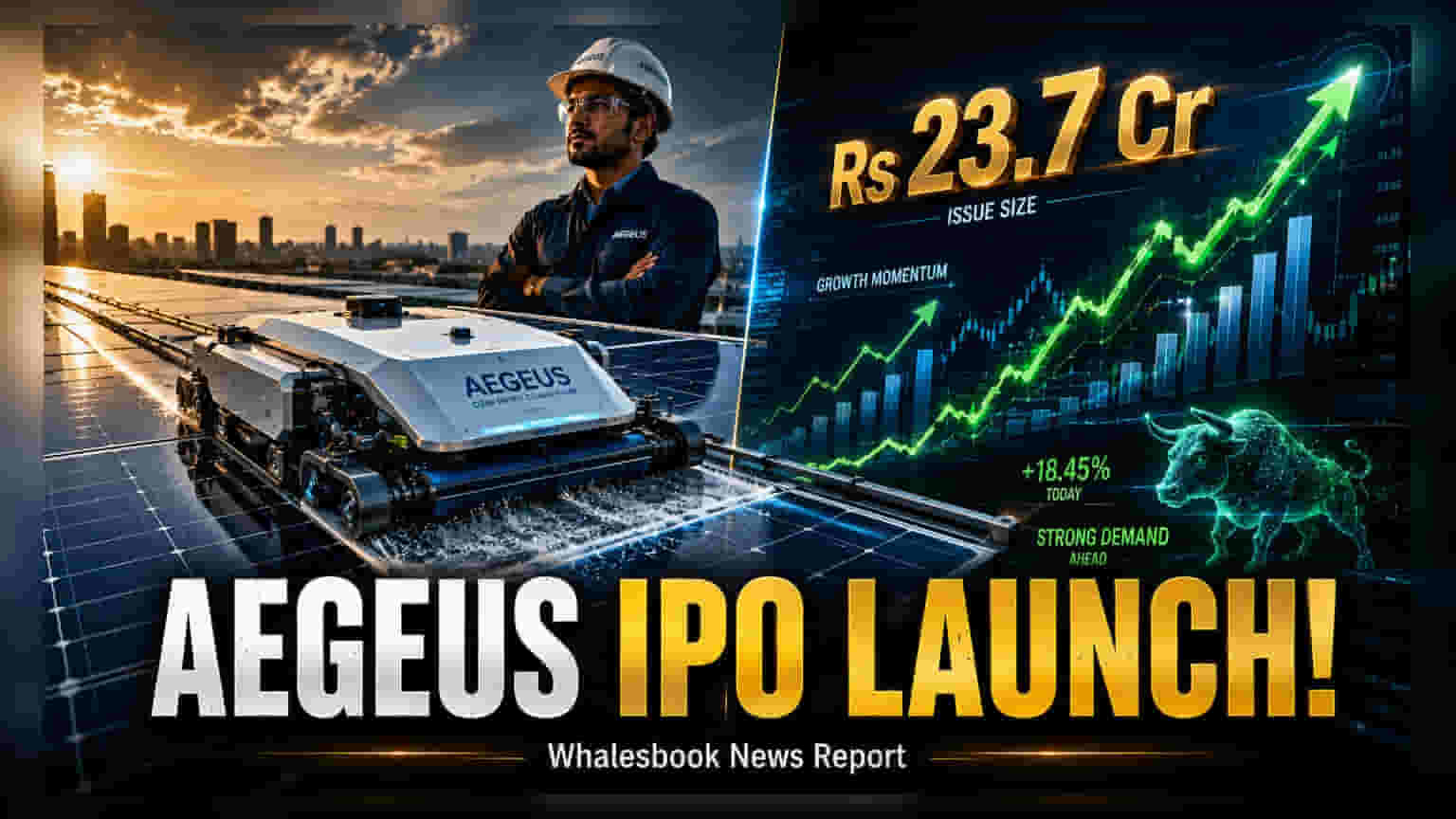 Aegeus Technologies IPO: सोलर रोबोट बनाने वाली कंपनी ला रही है IPO, जानें कब से कर सकते हैं अप्लाई