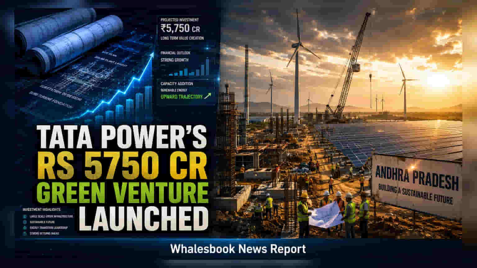 टाटा पॉवरची मोठी घोषणा! आंध्र प्रदेशात ₹5,750 कोटींचा ग्रीन एनर्जी हब उभारणार