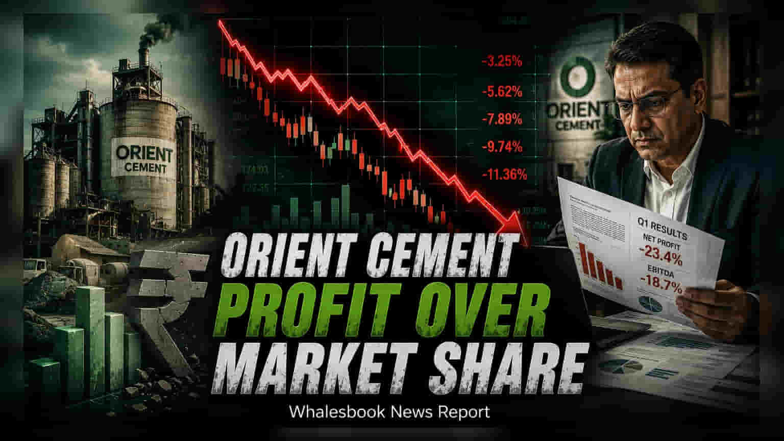Orient Cement Q1 EBITDA At ₹140 Crore As Sales Volumes Drop 21%