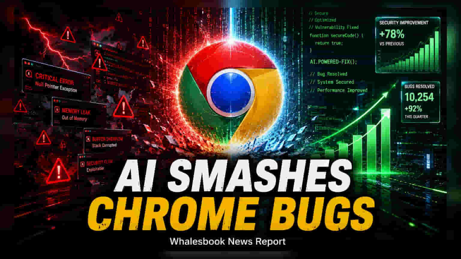 Google AI Speeds Up Chrome Security With 1,072 Bug Fixes