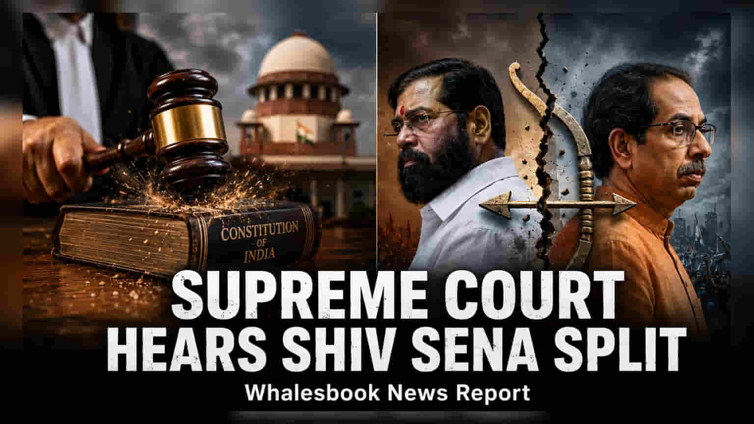 Shiv Sena Split Case: सुप्रीम कोर्ट में सुनवाई शुरू, महाराष्ट्र की सियासत में भूचाल!