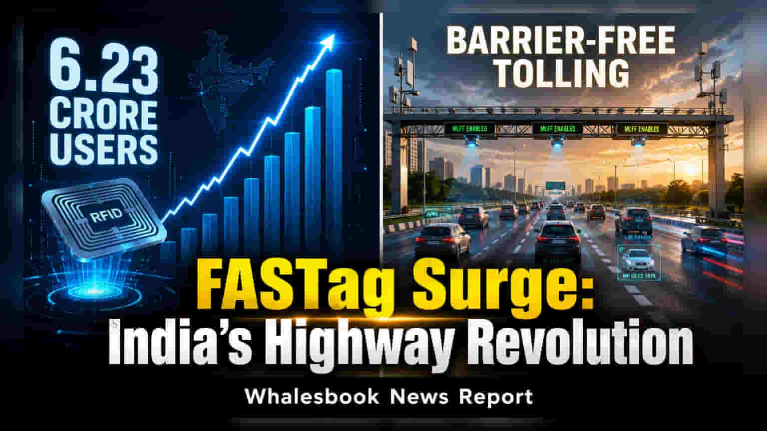 FASTag Users Hit 6.23 Crore As India Scales Barrier-Free Tolling