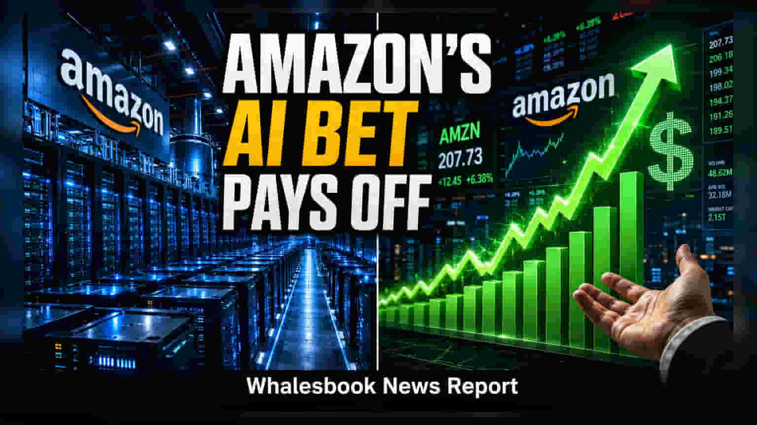 Amazon Stock Jumps 10% As AWS Revenue Hits $42 Billion