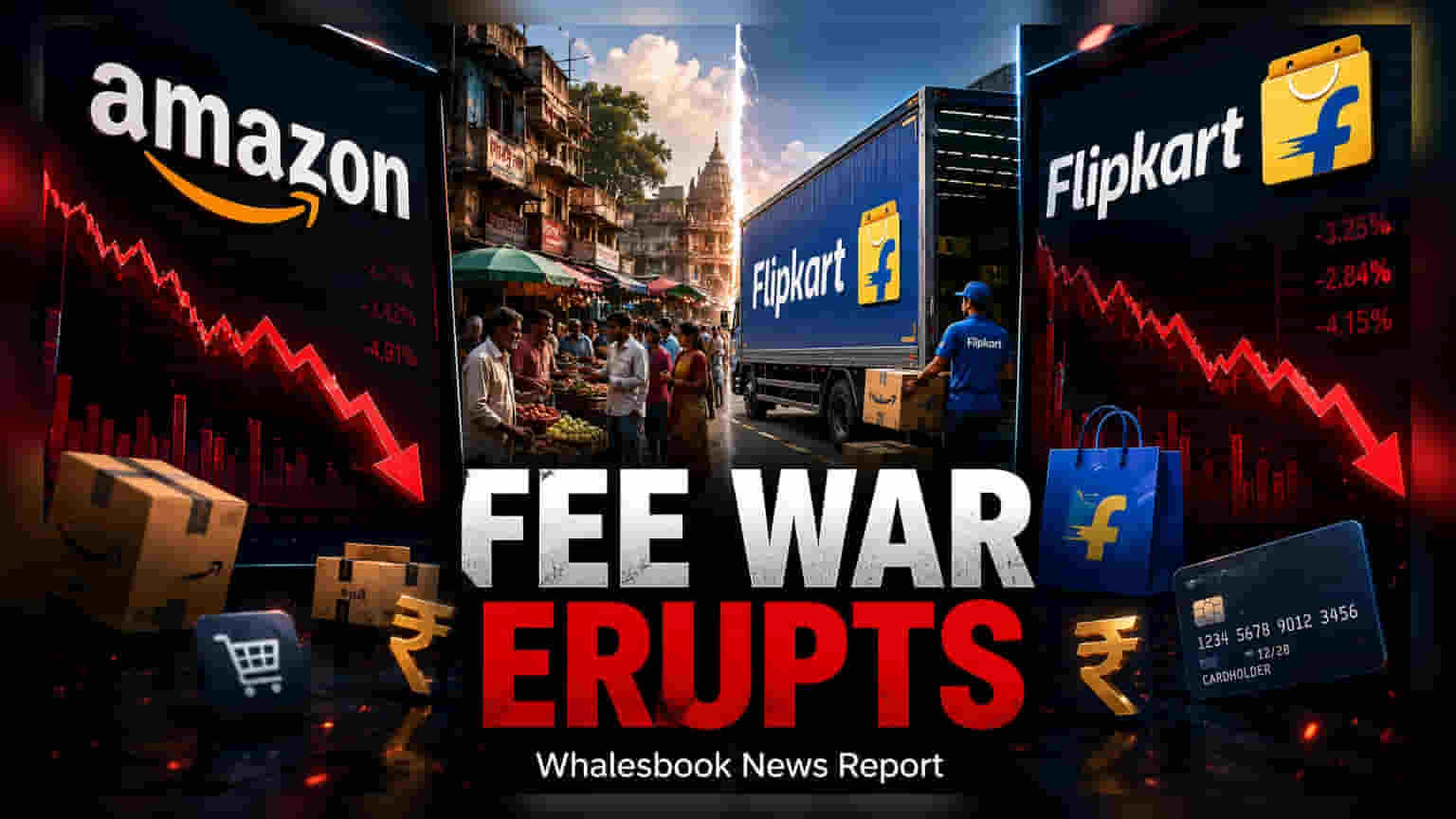 Amazon, Flipkart Waive Commissions to Target Small-Town Buyers