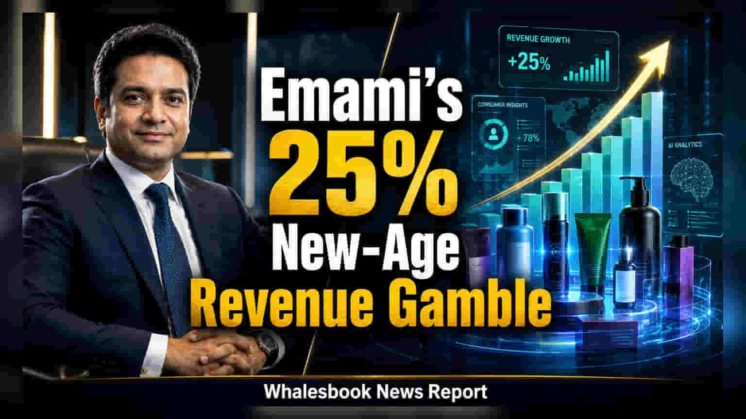 Emami Targets 25% Revenue from New-Age Brands by FY30