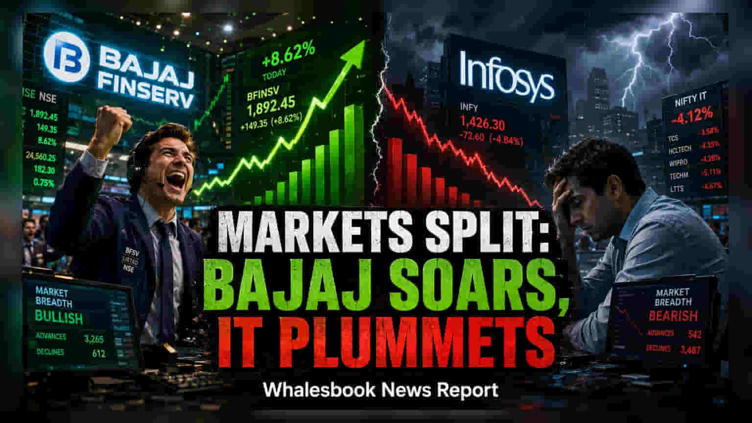 Bajaj Finance Shares Jump 3.8% As IT Sector Slides