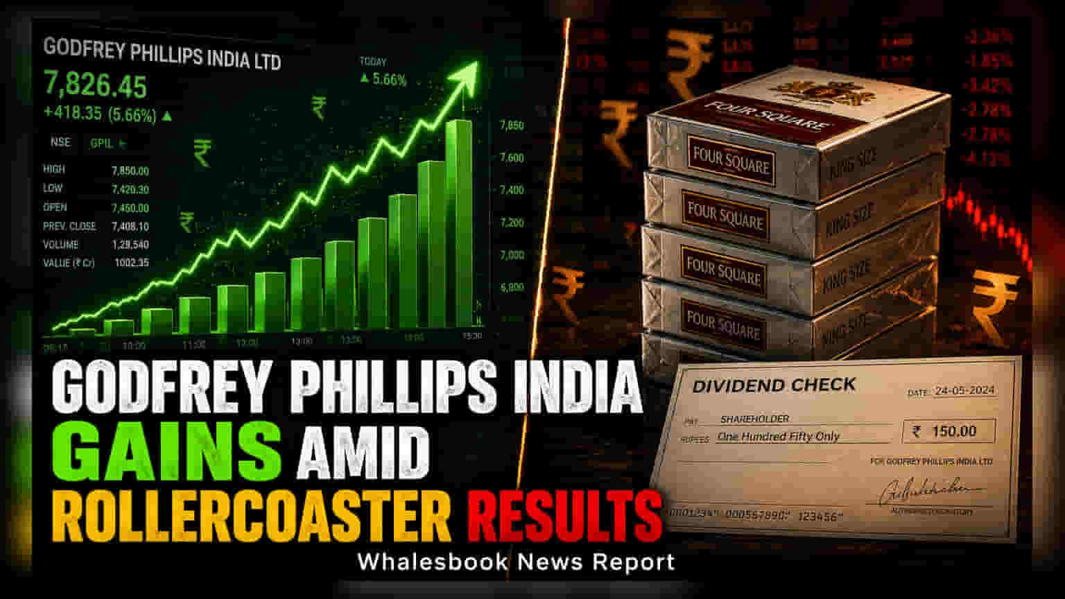 Godfrey Phillips Share Price: तिमाही नतीजों में मिलाजुला प्रदर्शन, शेयर में आई **2.47%** की तेजी