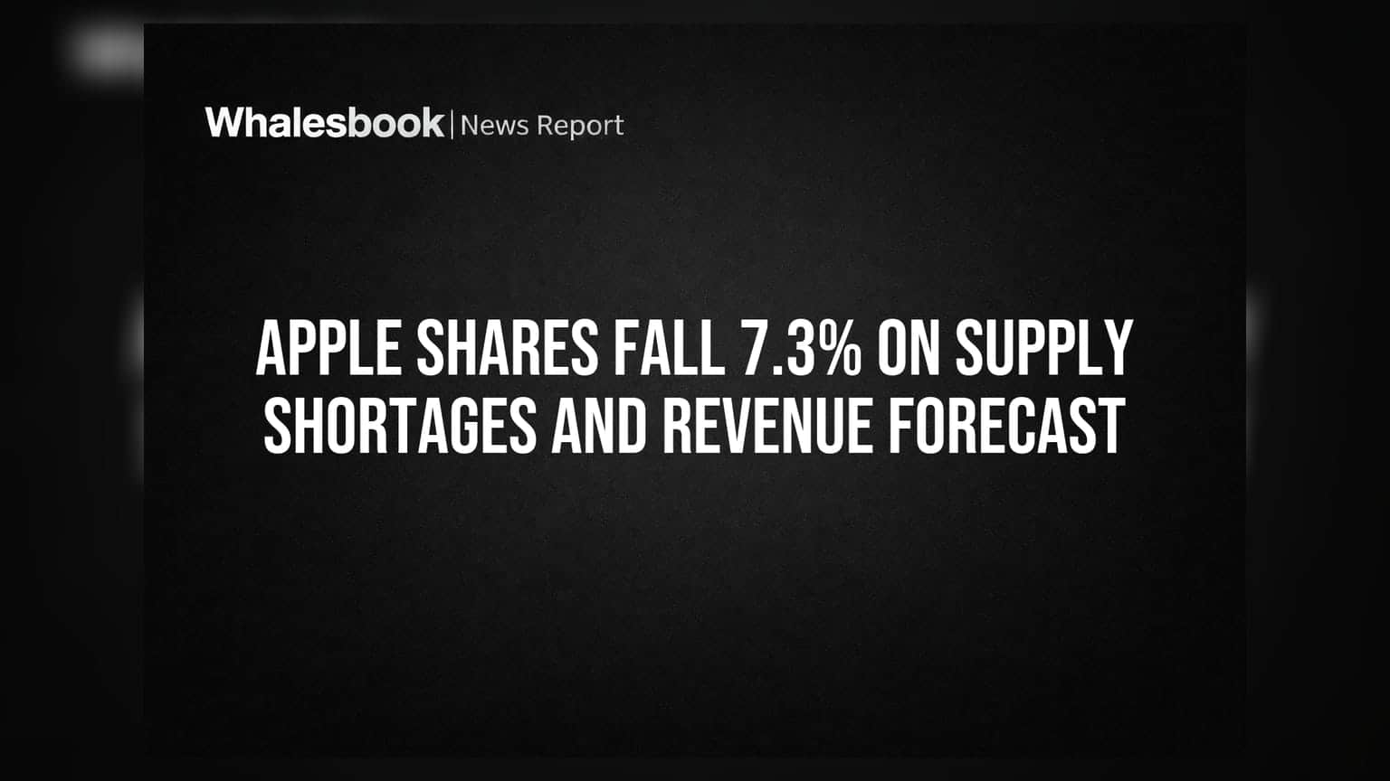 Apple Share Price: सप्लाई की दिक्कतें और कमाई का अनुमान फेल, शेयर **7.3%** लुढ़का