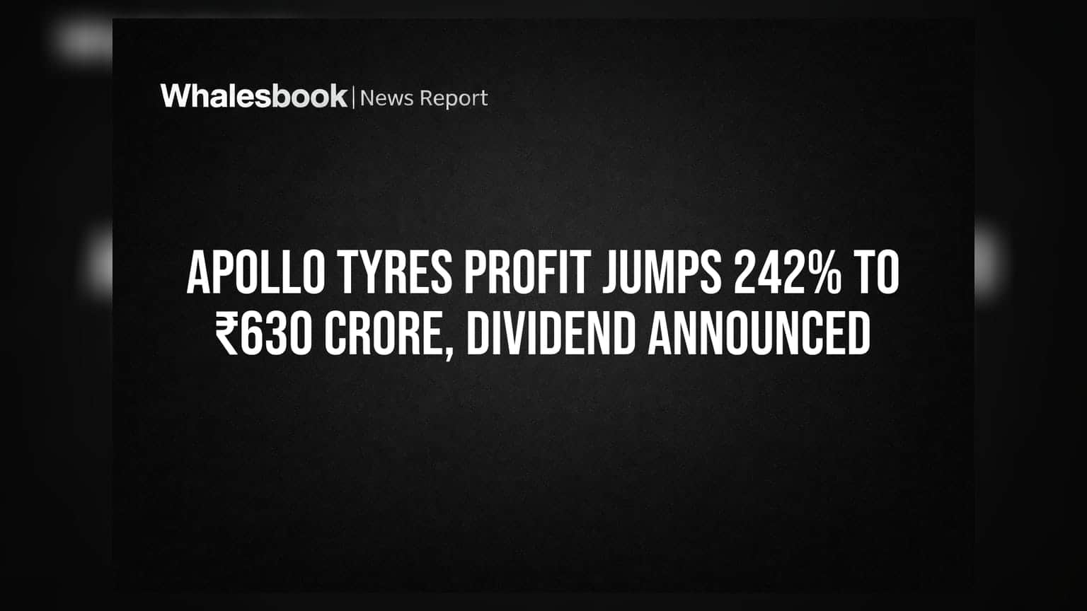 Apollo Tyres Share Price: રોકાણકારોને જલસા! કંપનીના નફામાં **242%** નો જબરદસ્ત ઉછાળો, ડિવિડન્ડની પણ જાહેરાત