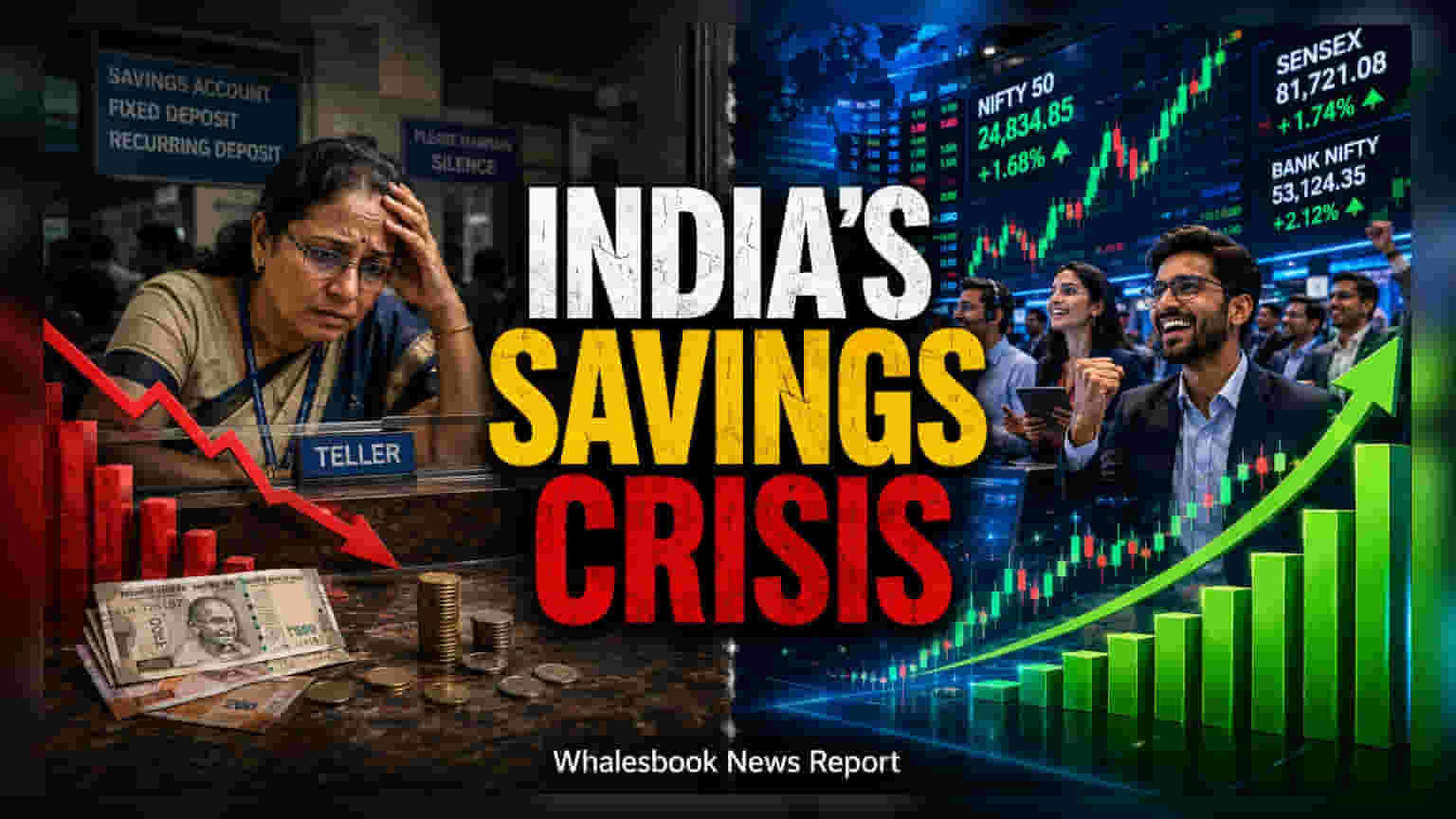 Indian Household Savings Shift to Equities Sparks Credit Risk