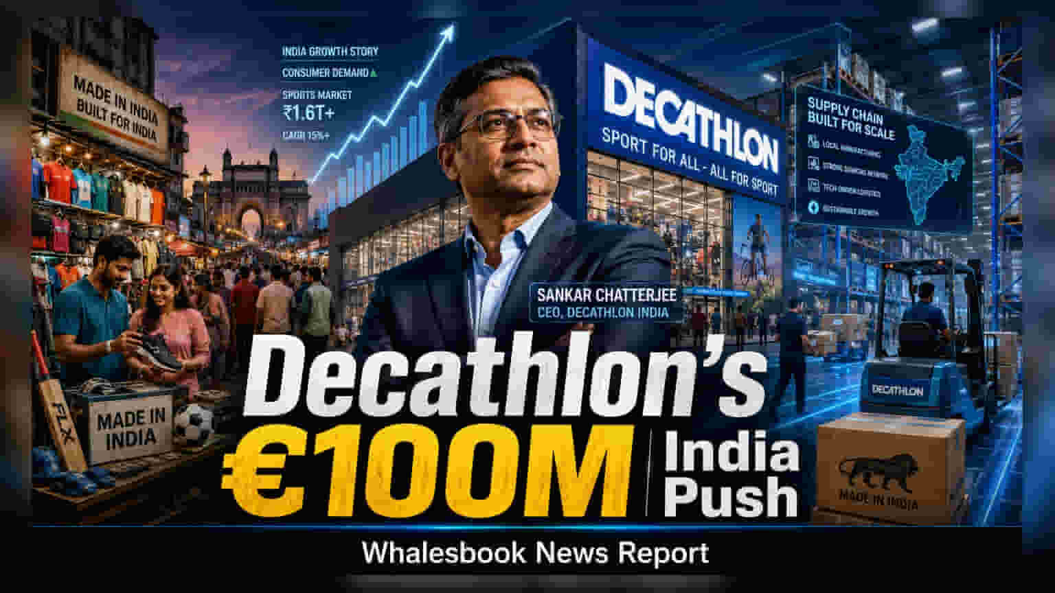 Decathlon India to Invest €100 Million for Expansion by 2030