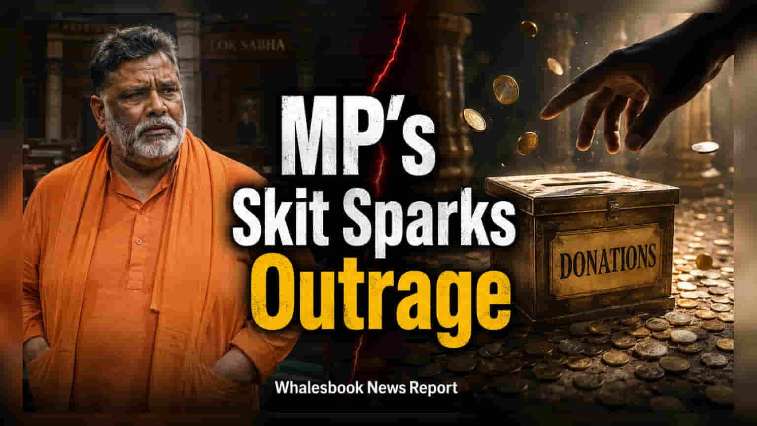 Pappu Yadav Faces Police Complaint Over Parliament Protest Skit