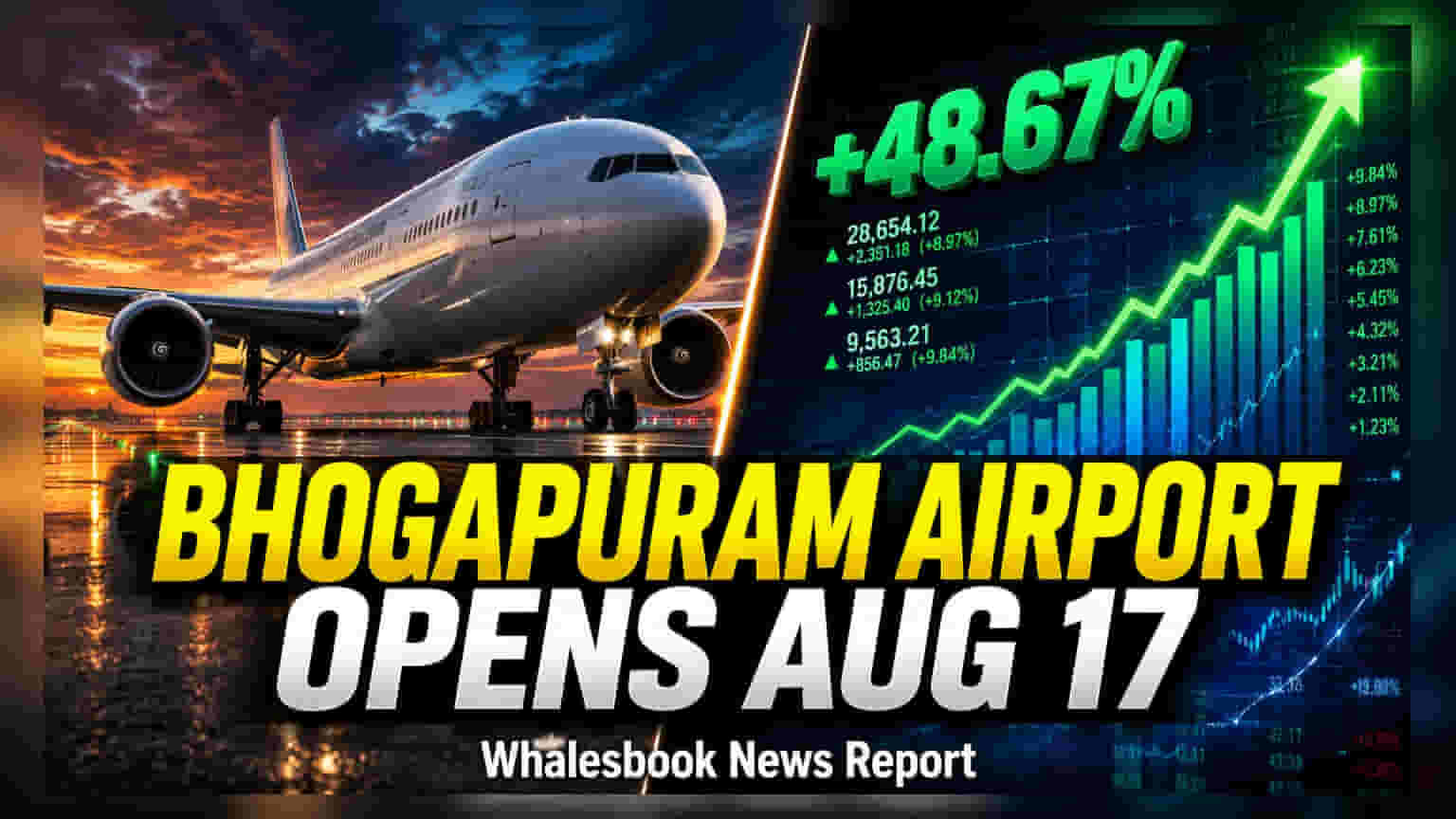 Bhogapuram Airport To Start Flights On August 17