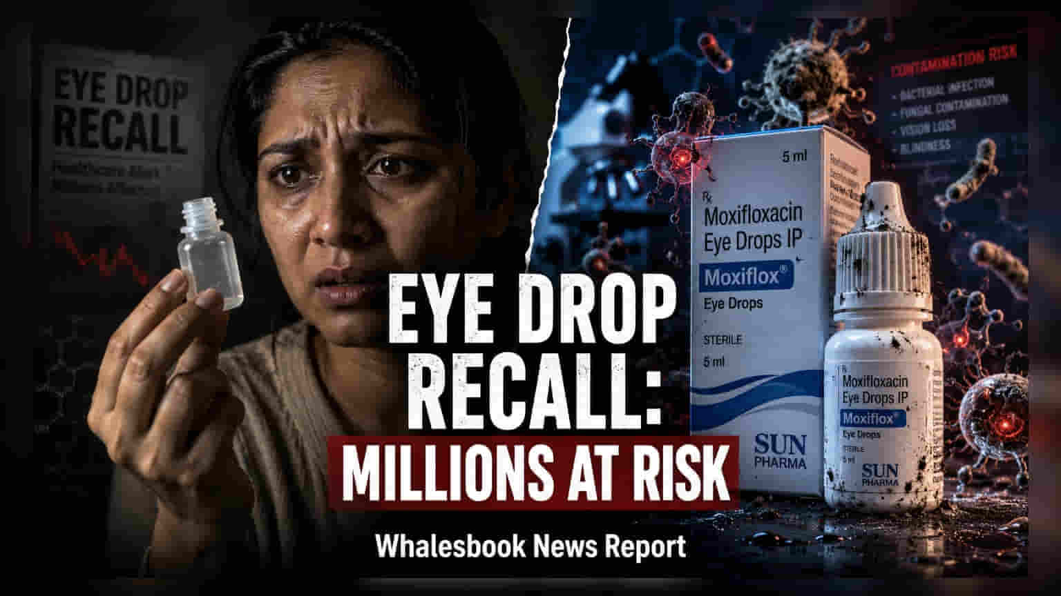 Sun Pharma கண் சொட்டு மருந்துகள்: தரப் பிரச்சனைகள் காரணமாக பல பிராண்டுகள் திரும்பப் பெறப்பட்டன!