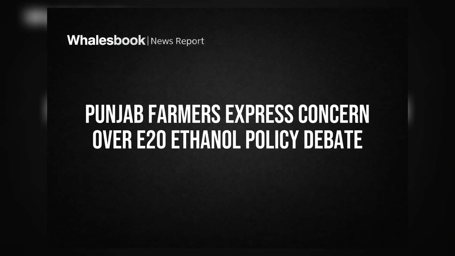 Punjab E20 Ethanol Policy: किसानों की चिंता बढ़ी, मक्का और गन्ने की कीमतों पर असर का डर