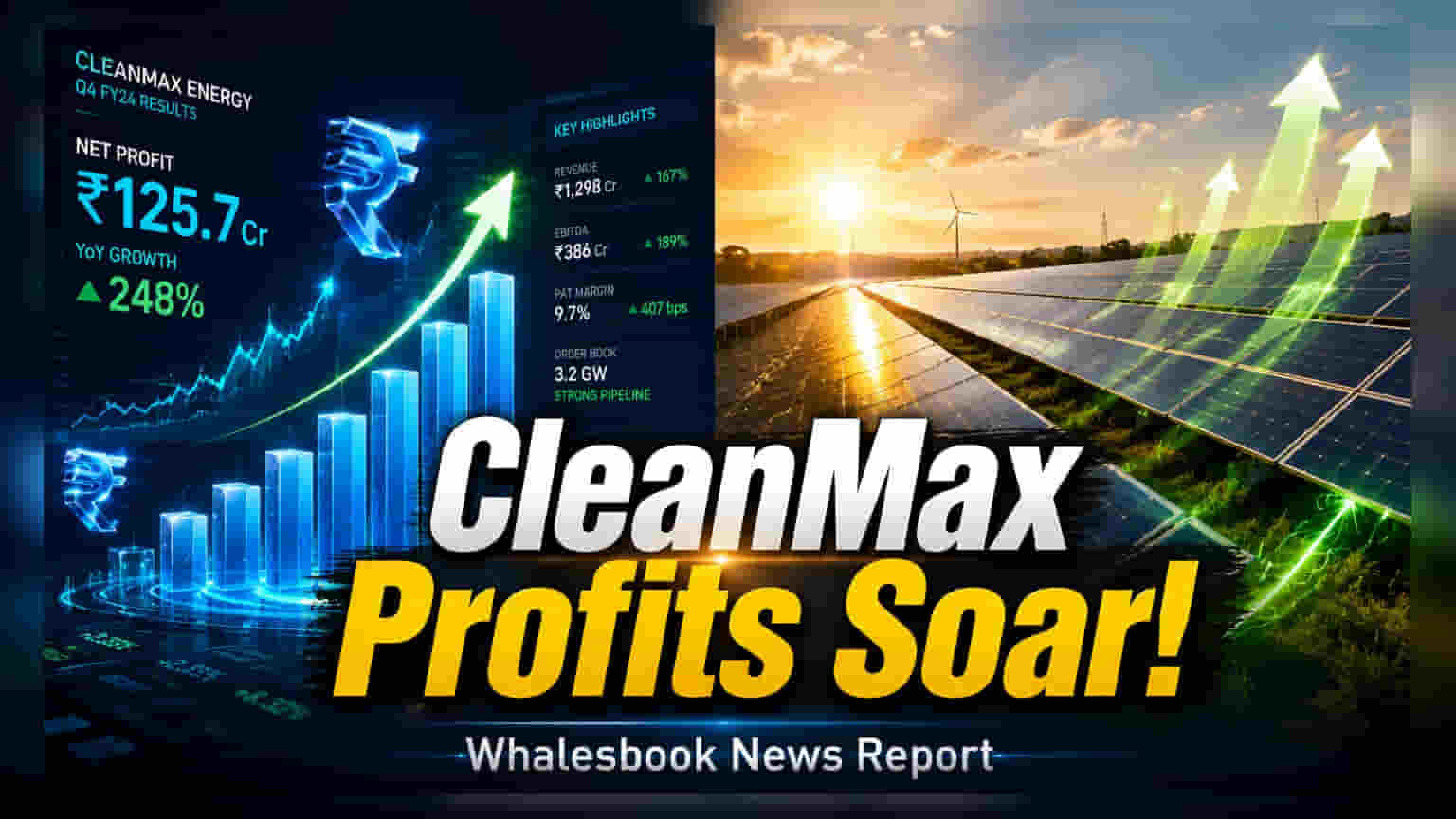 CleanMax Energy का दमदार प्रदर्शन: ₹55 करोड़ का मुनाफा, रेवेन्यू दोगुना हुआ