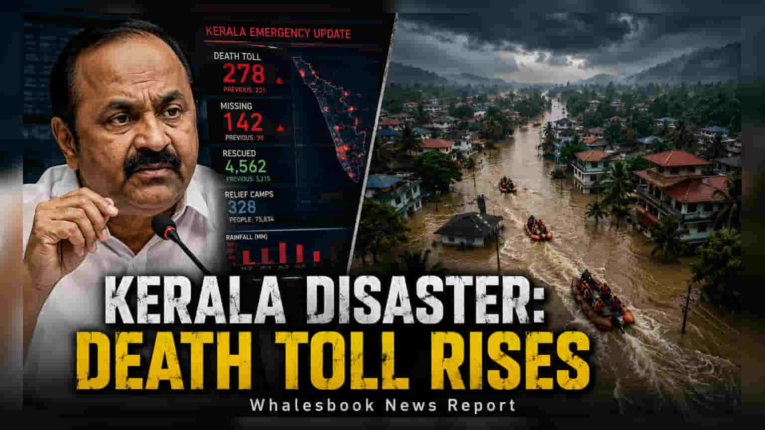 Kerala Rains: ਭਾਰੀ ਮੀਂਹ ਕਾਰਨ ਕੇਰਲ ਵਿੱਚ ਤਬਾਹੀ, ਹਜ਼ਾਰਾਂ ਲੋਕ ਬੇਘਰ