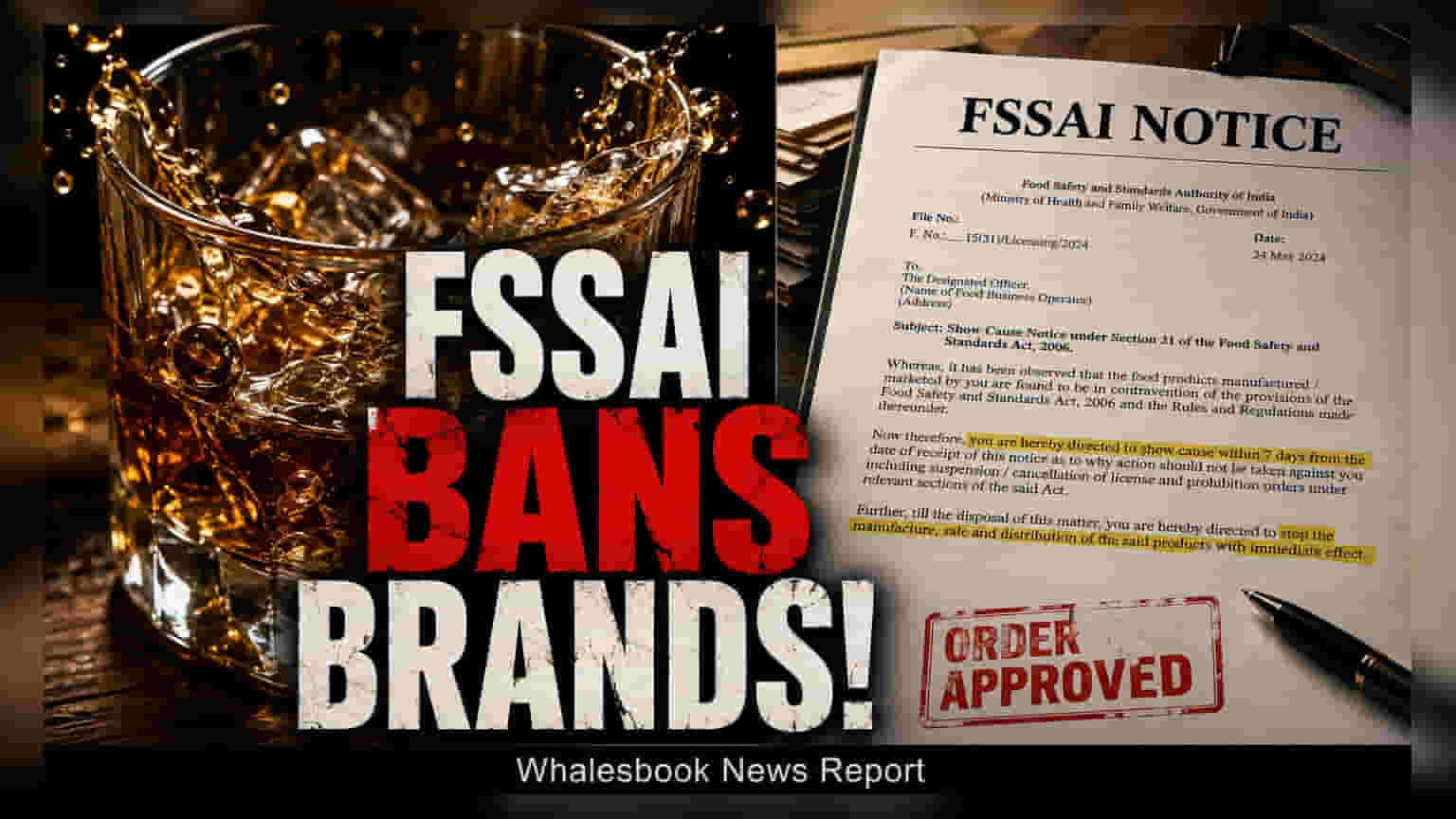 FSSAI Bans Multiple Rum and Whisky Brands Over Flavour Use
