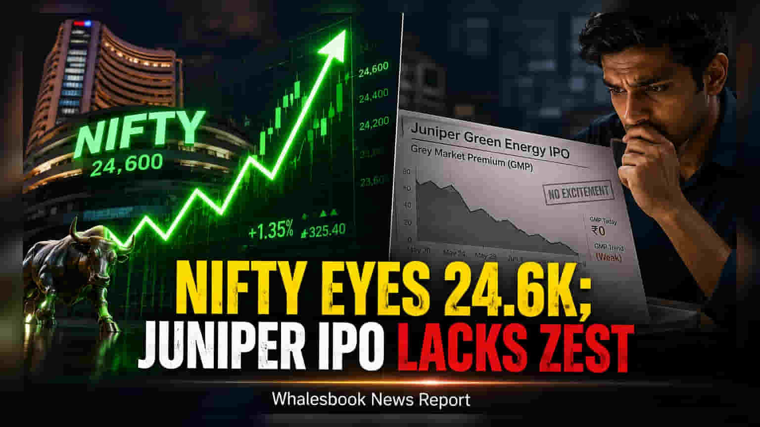 Juniper Green Energy IPO: રોકાણકારોનો મર્યાદિત પ્રતિસાદ, ગ્રે માર્કેટ પ્રીમિયમ માત્ર 0.67%
