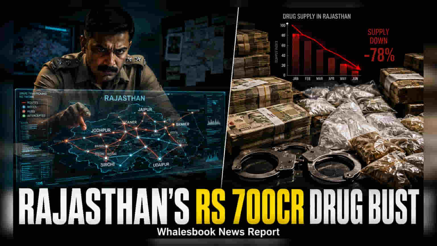 Rajasthan ANTF Seizes ₹700 Crore Narcotics, Hits 34 Drug Units