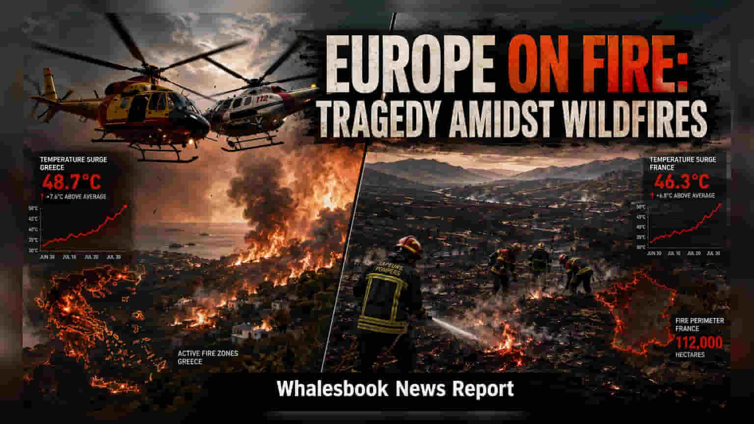 Two Dead After Firefighting Helicopters Collide Near Athens