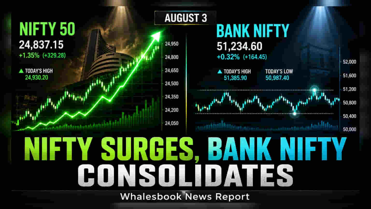 Nifty 50: 200-நாள் EMA-வுக்கு மேல் ஏற்றம், 24,600 இலக்கை நோக்கி முன்னேற்றம்!