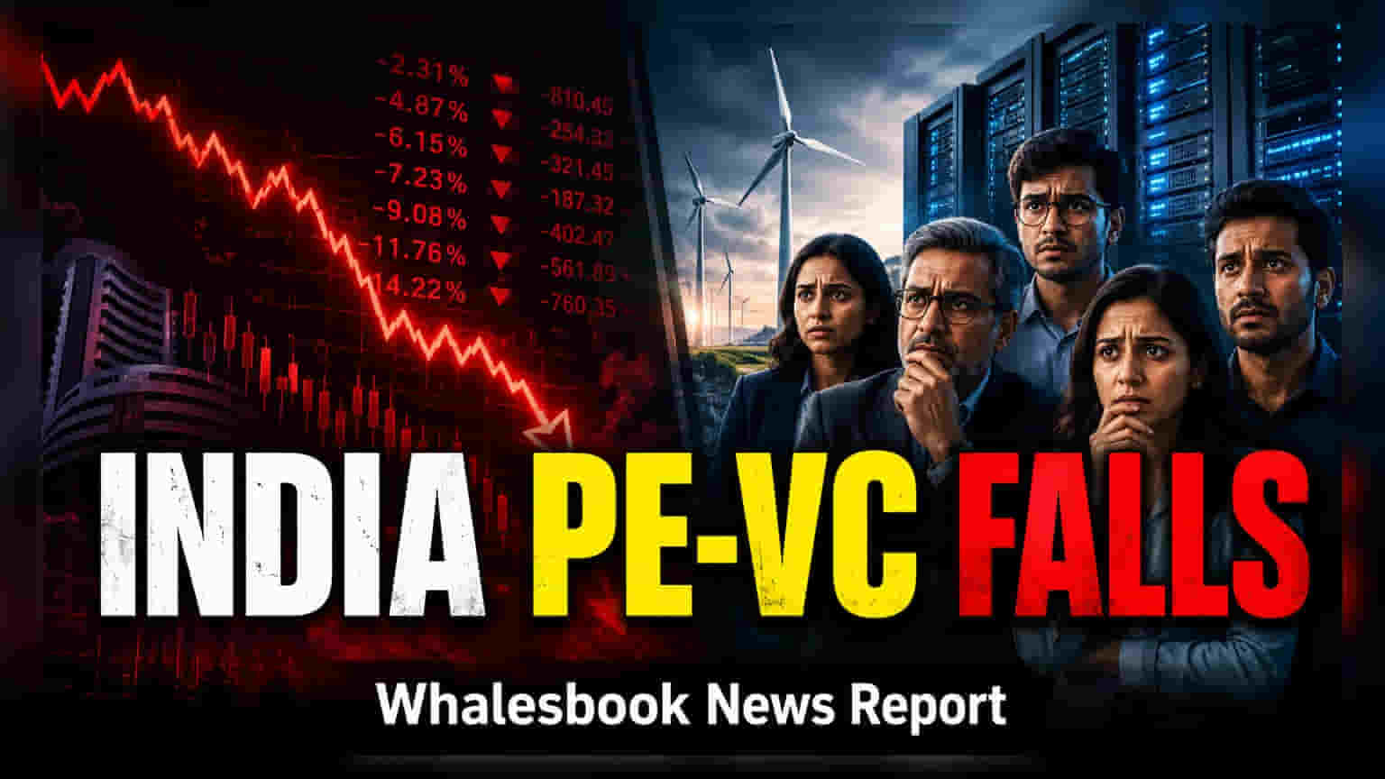 భారత్లో PE-VC పెట్టుబడులు తగ్గాయి: $20.3 బిలియన్లకు చేరిక