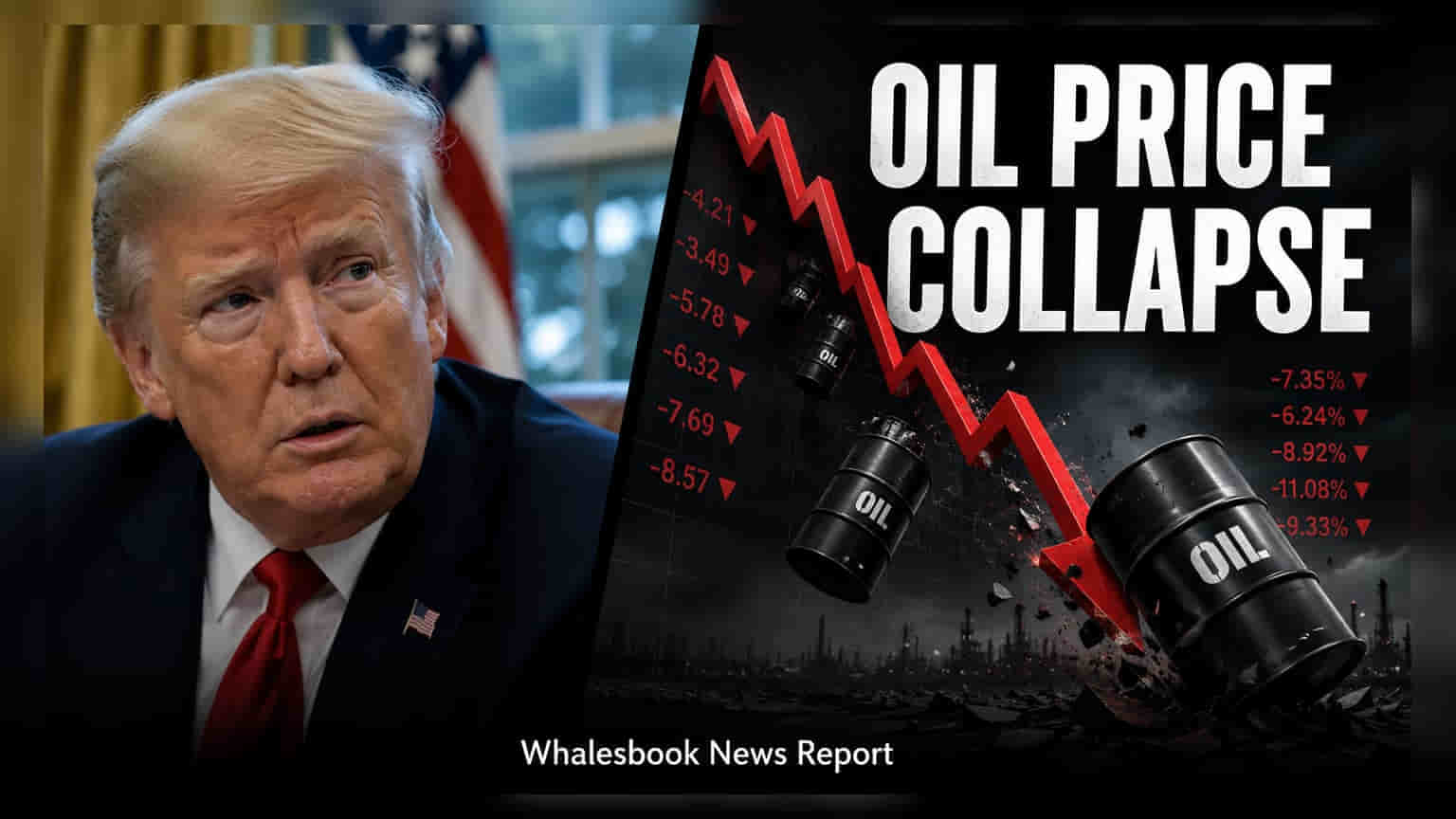 Crude Oil Falls Over 5% as Iran Tensions Ease and OPEC+ Hikes Output