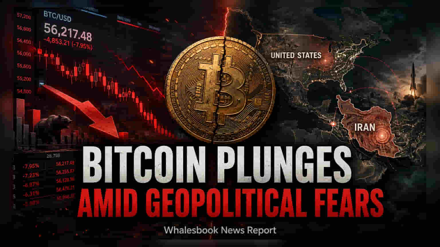Bitcoin Price Drops to $62,828 Amid Geopolitical Tensions