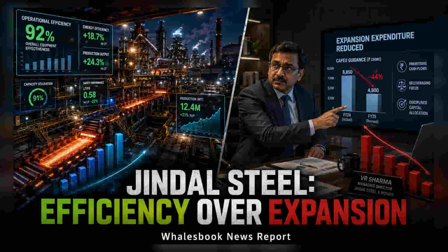 Jindal Steel Opts for Efficiency Over Debt-Funded Growth
