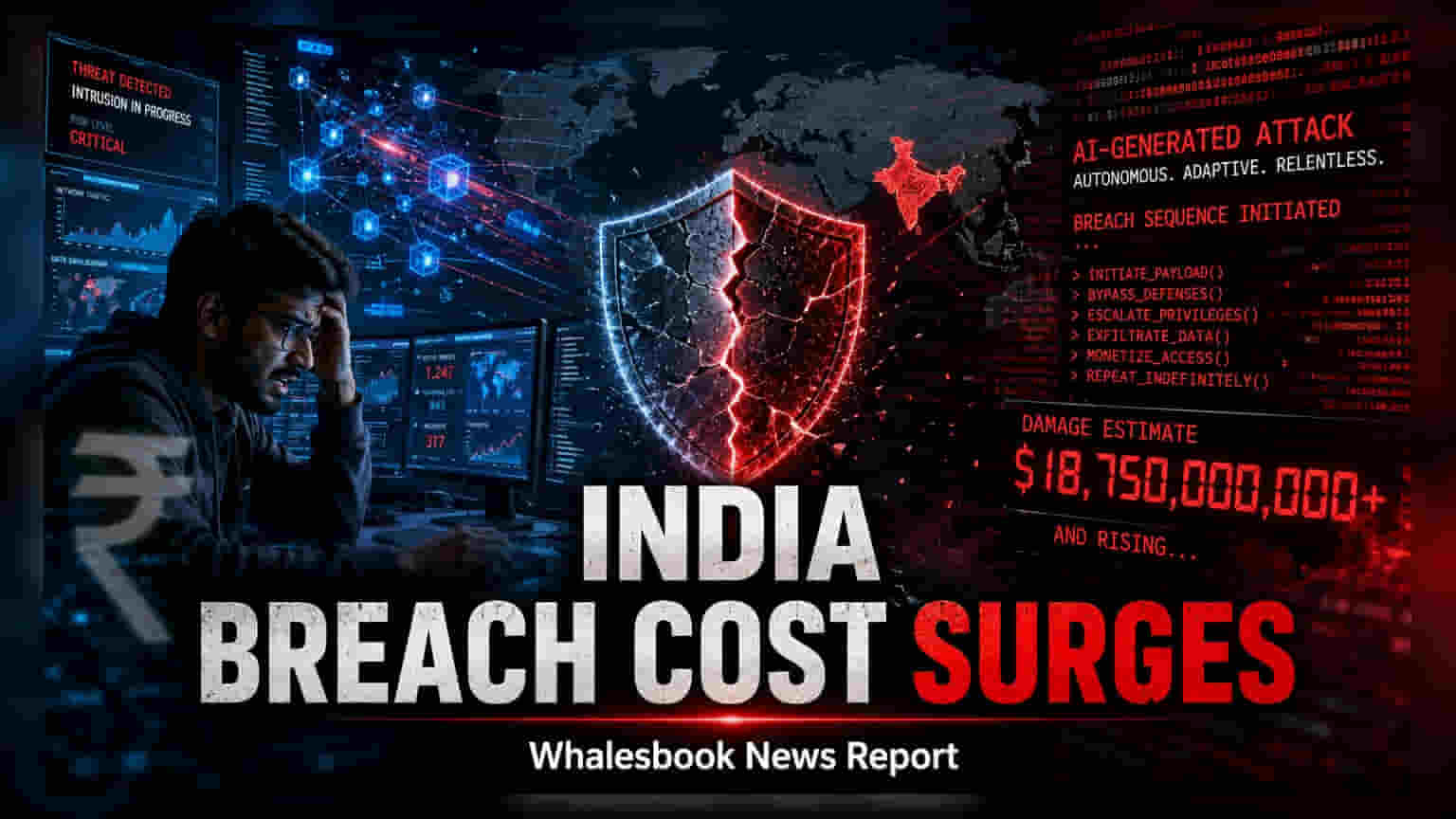 இந்தியாவில் டேட்டா பிரீச் செலவு உச்சம்! 2026ல் ₹25.5 கோடி ஆனதாக IBM அறிக்கை