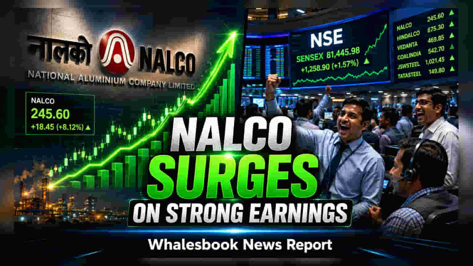 NALCO Share Price: રોકાણકારો ખુશ! કંપનીનો Q1 નફો લગભગ બમણો, શેરમાં **2%** તેજી