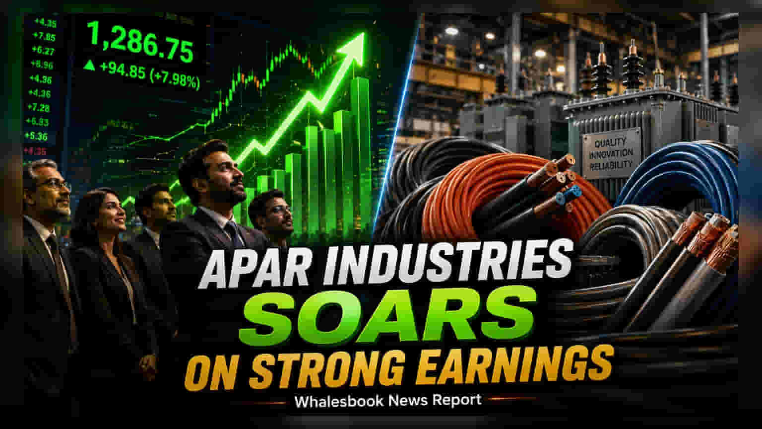 Apar Industries Shares Rise 2.6% Following 77% Profit Jump