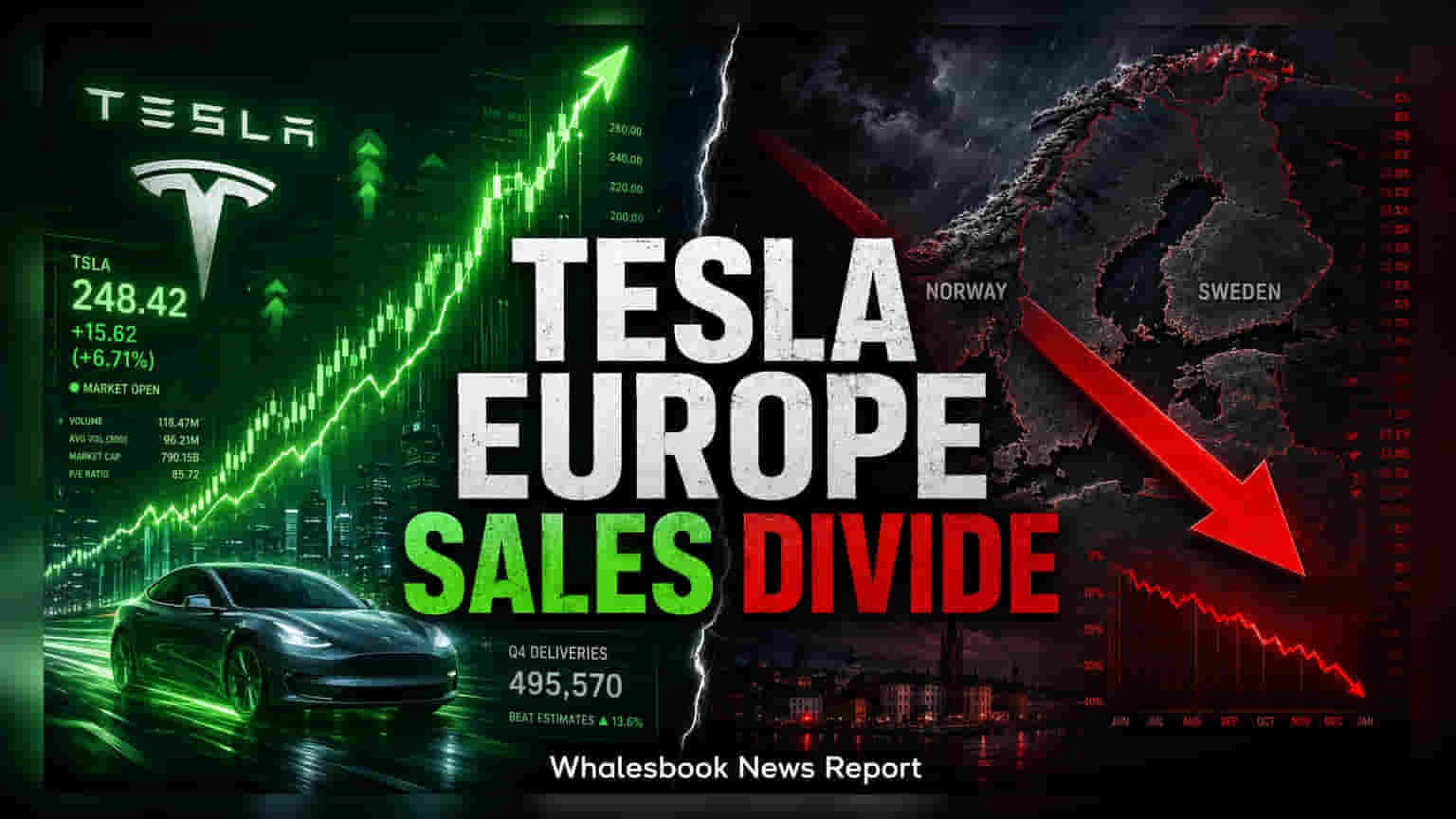 Tesla EV Sales: યુરોપમાં Teslaની કારોનું વેચાણ મિશ્ર, નોર્ડિક દેશોમાં માંગ ઘટી