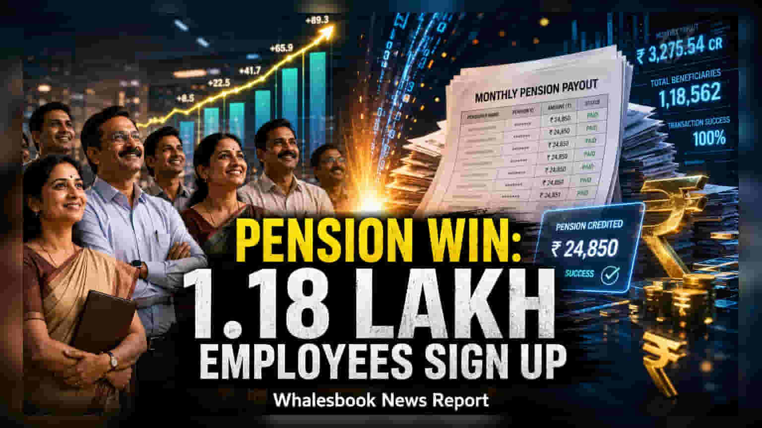 Over 1.18 Lakh Central Employees Opt for Unified Pension Scheme