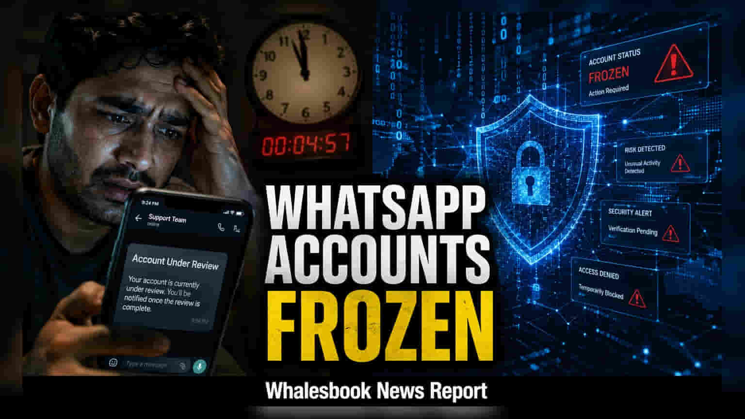 WhatsApp अकाऊंट्स ब्लॉक: हजारो युजर्सना २४ तासांचा फटका