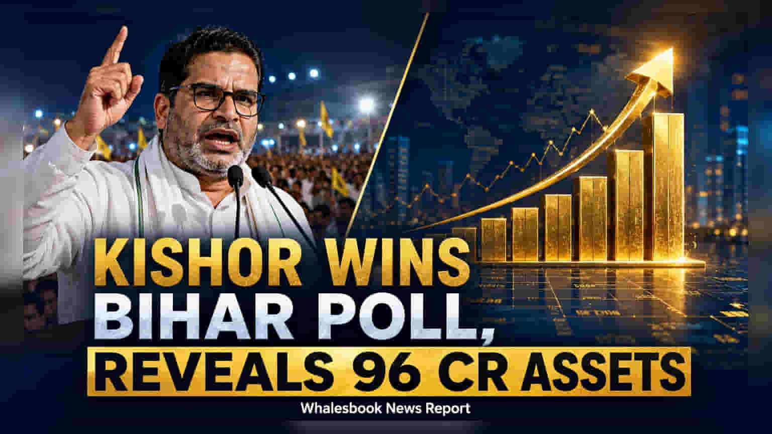 Prashant Kishor Wins Bankipur By-Poll, Declares ₹96 Crore Assets