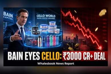 Cello World Promoters in Talks for ₹3,000 Crore Stake Sale to Bain Capital
