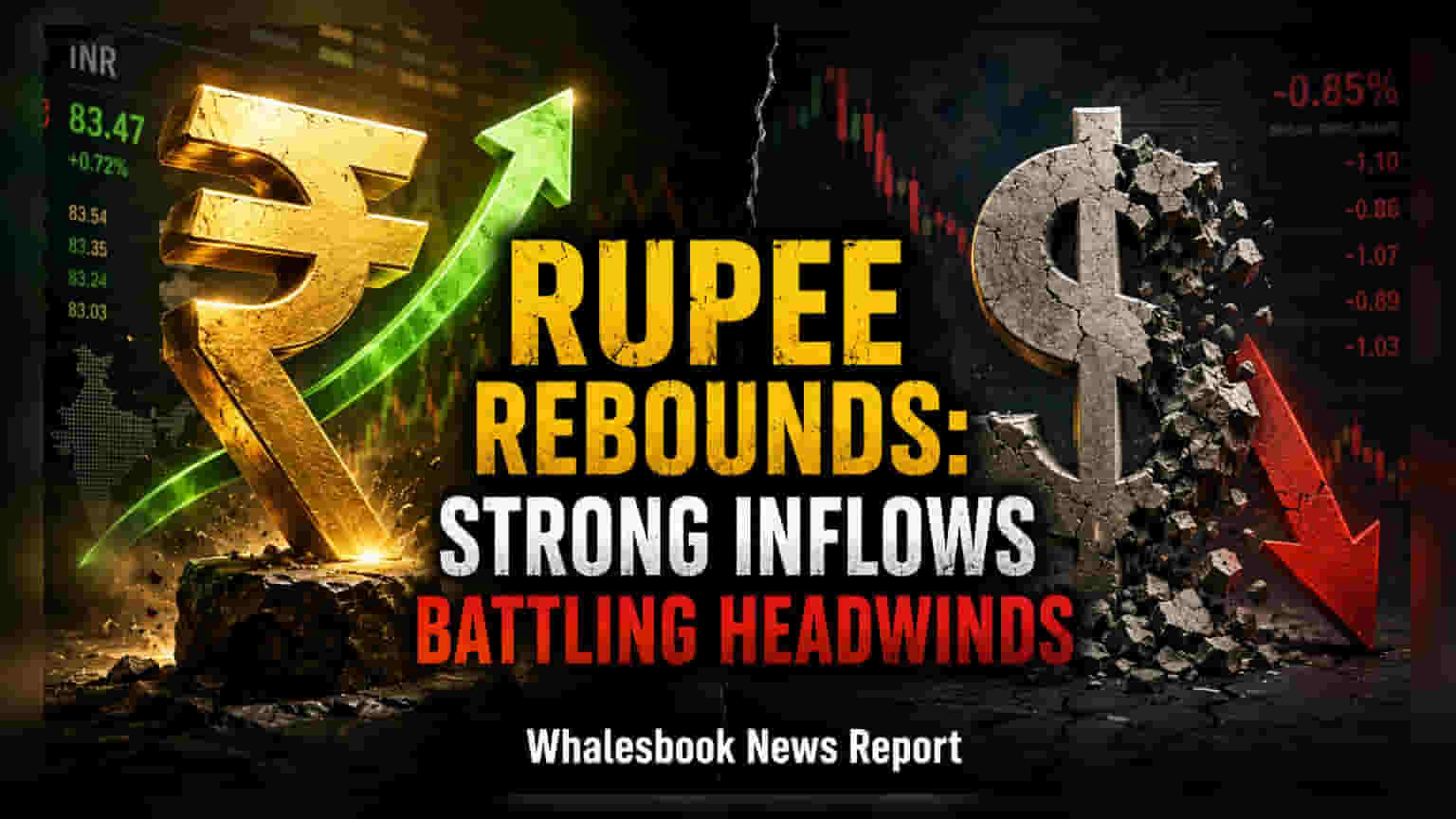 Indian Rupee Strengthens to 95.34 Against US Dollar