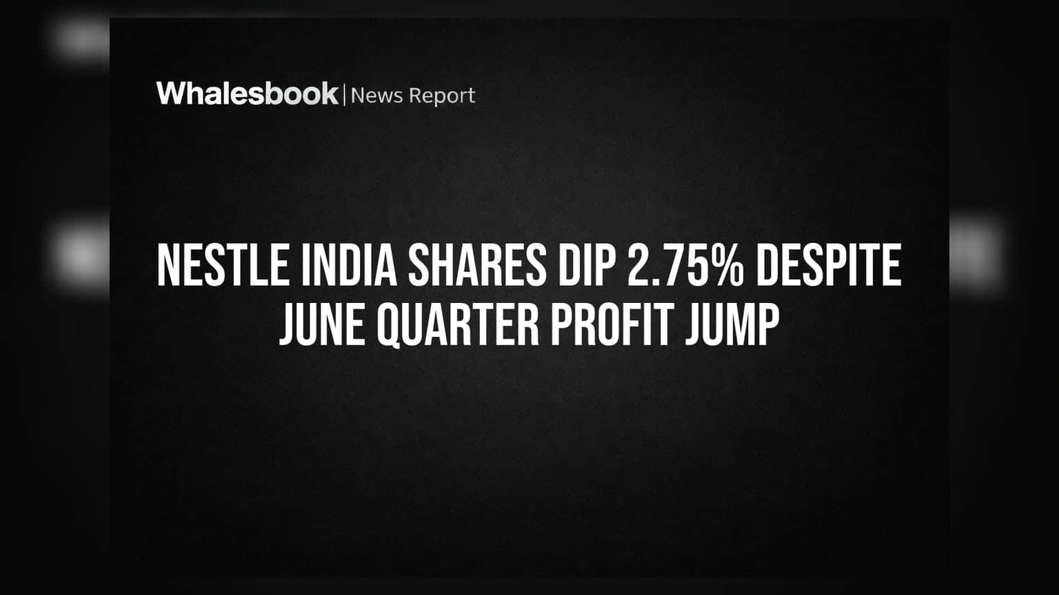Nestle India Share Price: ત્રિમાસિક નફામાં ઉછાળો છતાં શેર **2.75%** ઘટ્યો, રોકાણકારો ચિંતિત