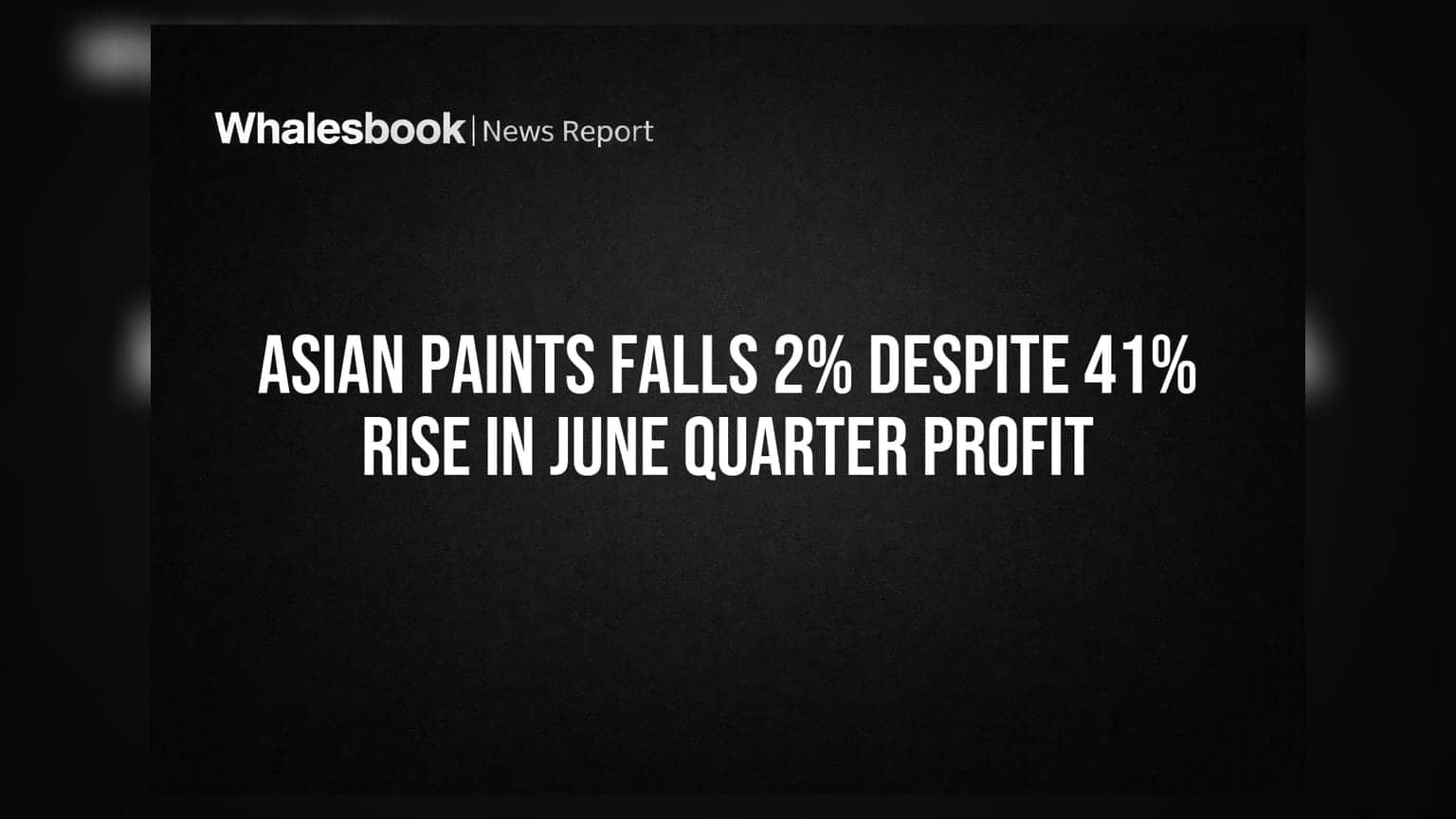Asian Paints Share: లాభాలున్నా షేర్ పతనం.. కారణం ఇదే!