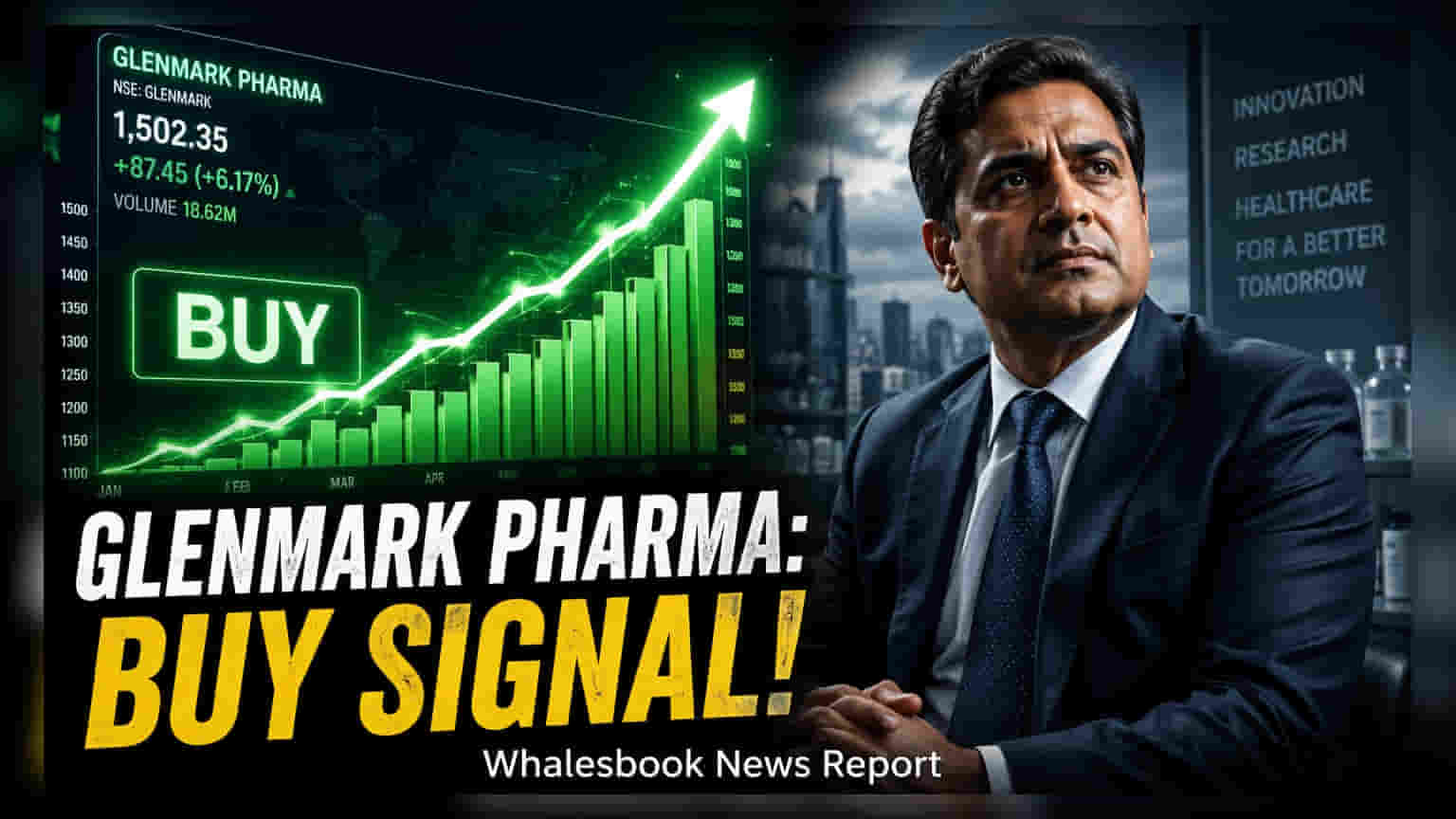 Glenmark Pharma शेअर: तिमाही निकालांनी बाजाराला धक्का, पण ब्रोकरेजने दिला ₹2,570 चा टार्गेट प्राईस!