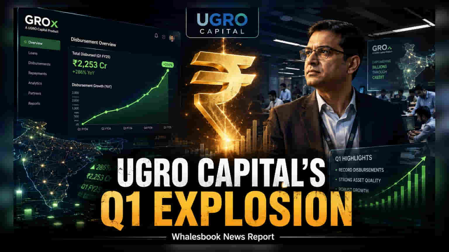 UGRO Capital Q1 Results: ₹61.5 કરોડનો પ્રોફિટ, ડિસ્બર્સમેન્ટમાં 59% નો જબરદસ્ત ઉછાળો!